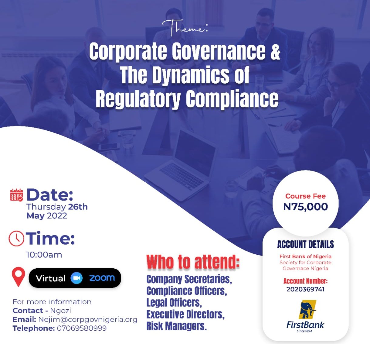 Corporate Governance & The Dynamics of Regulatory Compliance