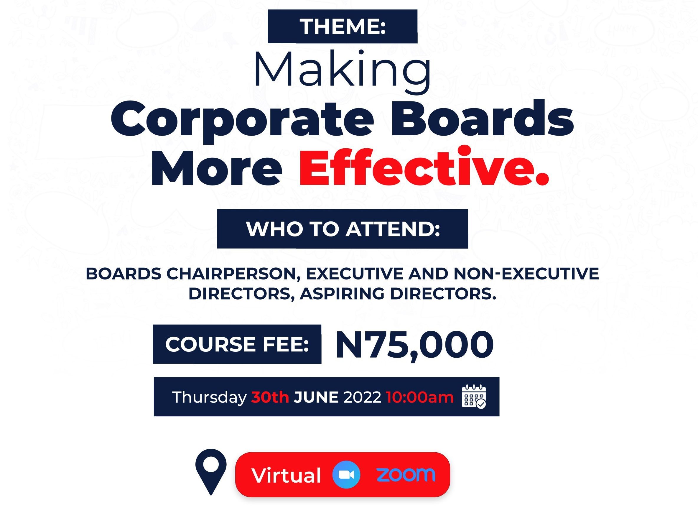 Making Corporate Boards More Effective