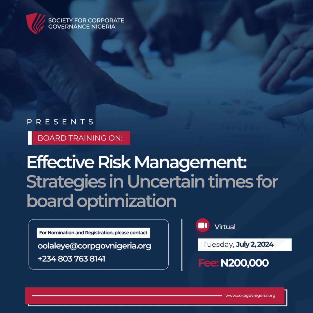 Effective Risk Management, Strategies in Uncertain Times For Board Members