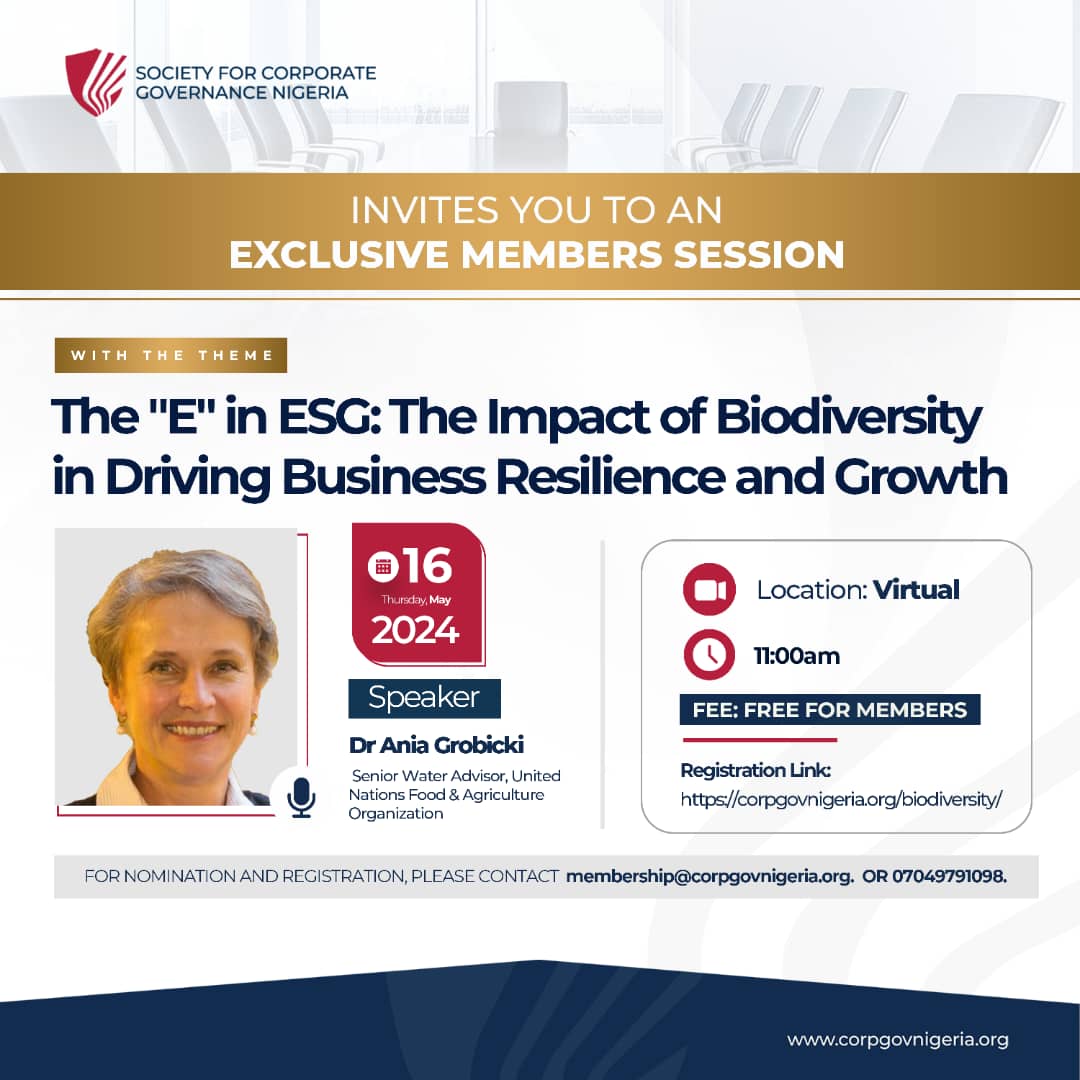 The “E” in ESG : The Impact of Biodiversity In Driving Business Resilience and Growth