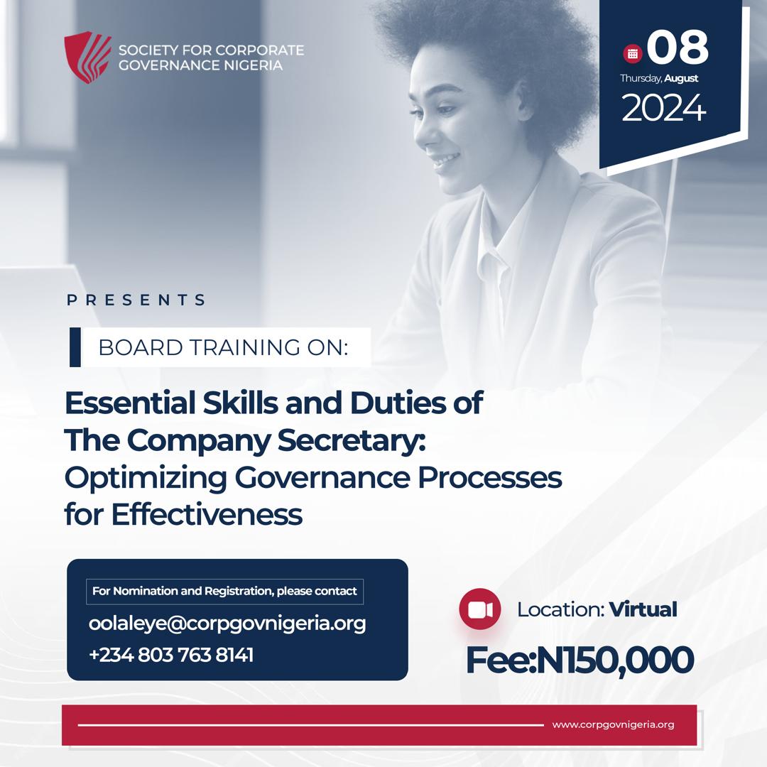 Essential Skills and Duties of The Company Secretary: Optimizing Governance Processes for Effectiveness