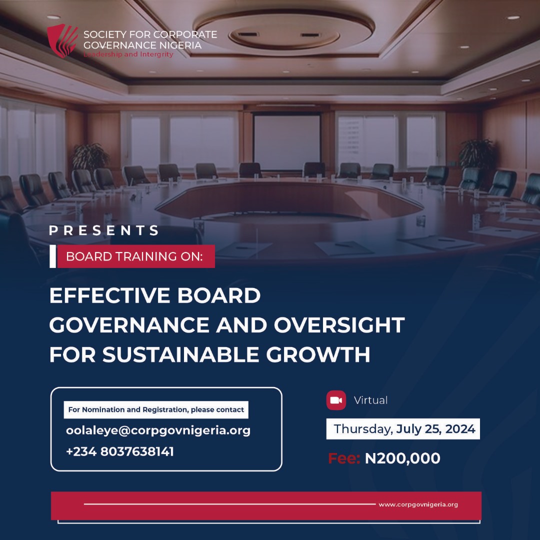 Effective Board Governance and Oversight for Sustainable Growth