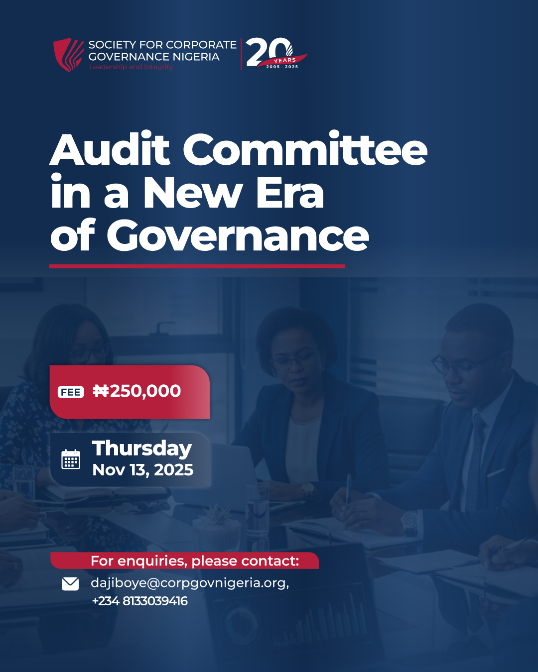 Audit Committees in a New Era of Governance