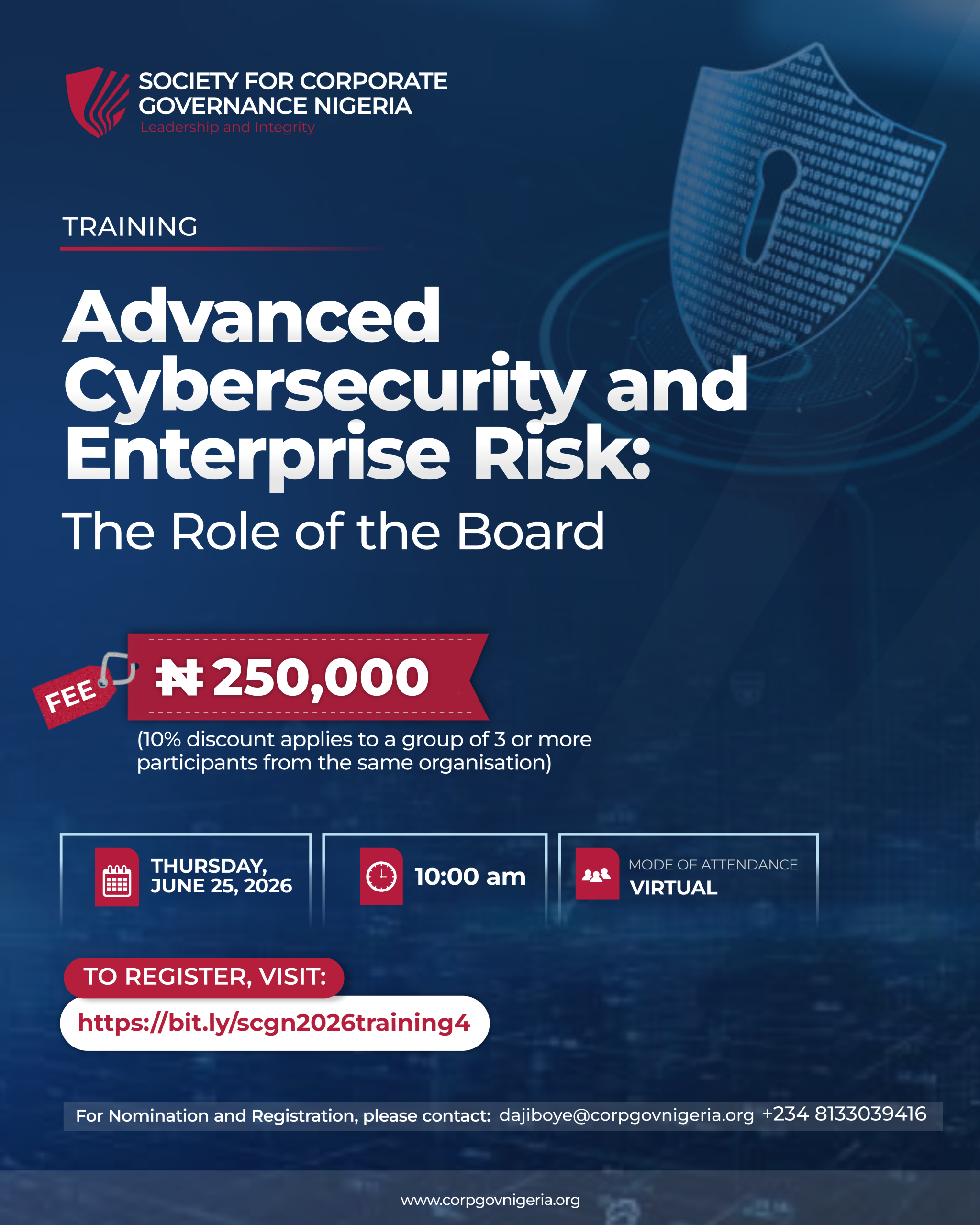 Advanced Cybersecurity and Enterprise Risk: The Role of the Board