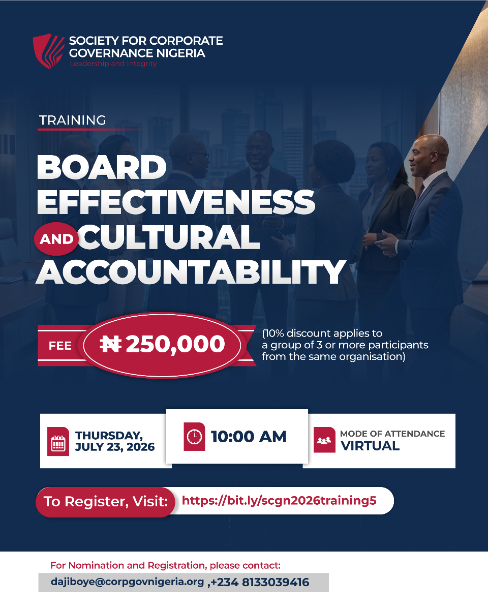 Board Effectiveness and Cultural Accountability