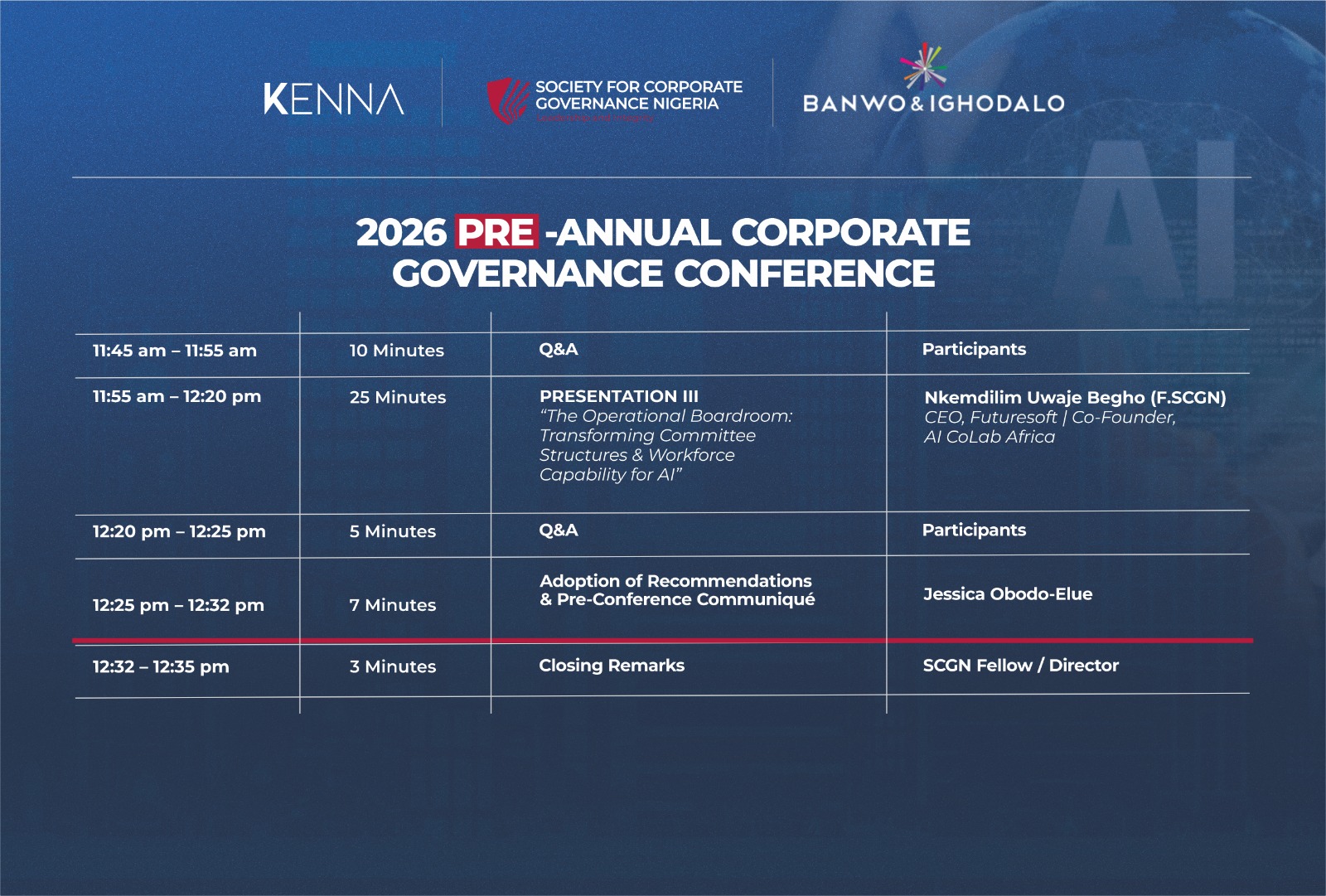 2026 ACGC Pre-conference Programme Schedule- 3