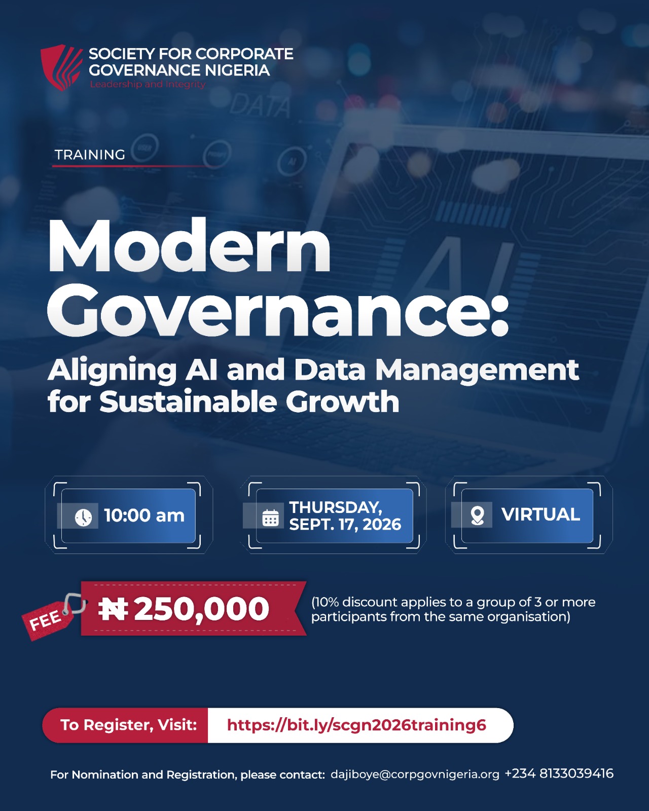 Modern Governance: Aligning AI and Data Management for Sustainable Growth